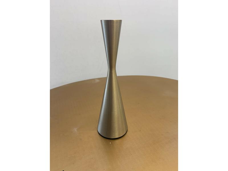 product image for Candle Holder Aluminium Gold Taper Medium Copy