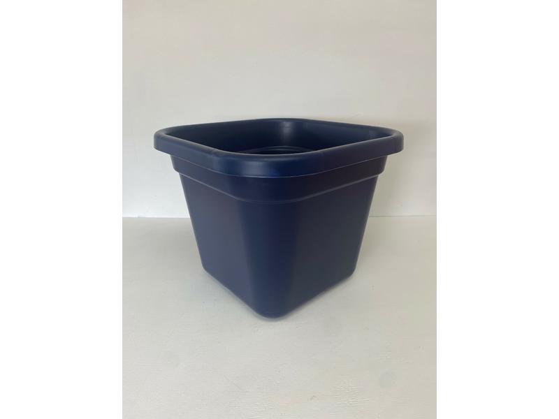 product image for 30L Plastic Pot - Square, Blue